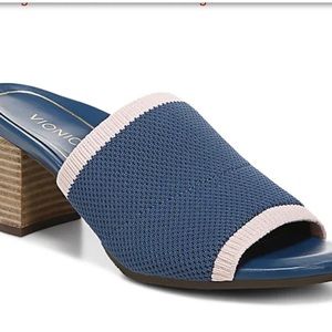 Vionic Knit Heeled Sandals